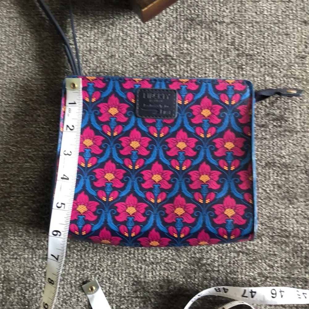 Liberty of London Floral Cosmetic Bag in Pink, Blue, Yellow